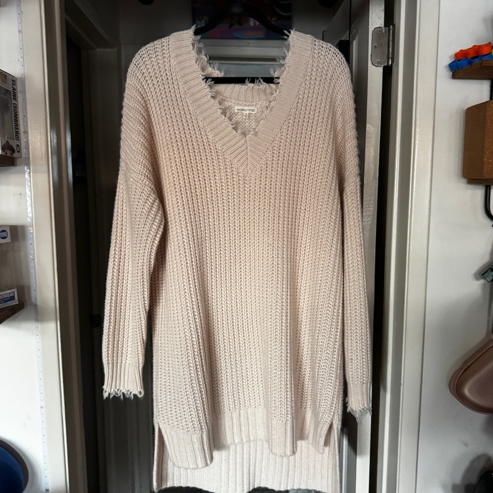 Women’s Medium Main Strip Sweater Dress